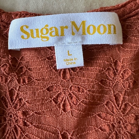 Sugar Moon Rust 2 Piece Top Set, Size L —NWT - Picture 10 of 12